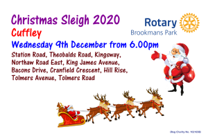 Santa returns to Cuffley