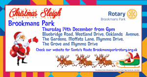 Santa returns to Brookmans Park