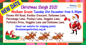 Santa and his Sleigh returns to Welham Green