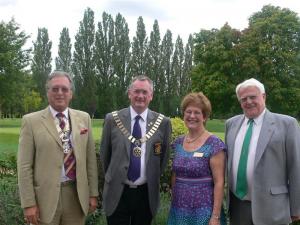 District Governor Neil Muir visits the Rotary club of Bishop’s Stortford