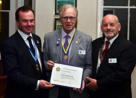 Speaker - District Governor Elect Robert Morphet 