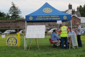 The Rotary Gazebo in use again at the Denbigh Show