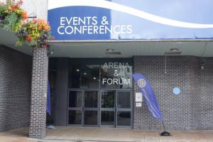 Conference centre entrance