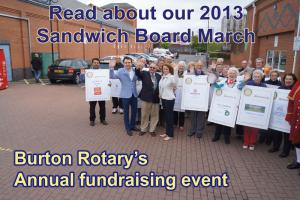 The 2013 Sandwich Board March