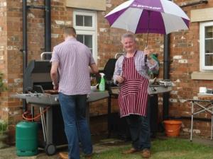 Bar-b-que in the rain