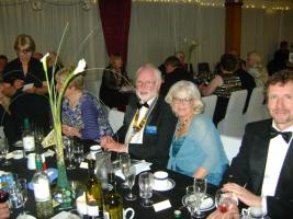 President John and Ann enjoy Orkney hospitality