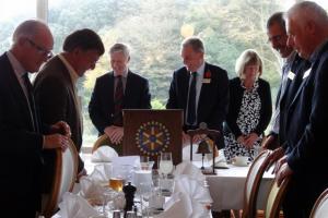 Visit of H. E The Lieutenant - Governor Vice Admiral Sir Ian Fergus Corder KBE CB & Lady Corder (26 Oct 2016)