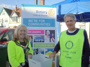 Nichola Dixon and Peter Hook