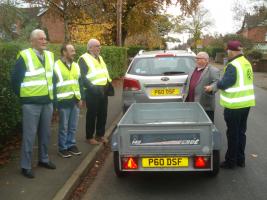 Deciding who goes where in Willaston as we begin collecting food donations