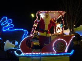 Santa's visit to  Wickford in 2017