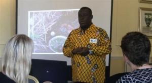 Joseph, past President from How, in Ghana