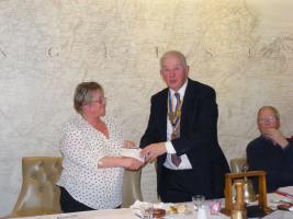 Presentation to Ynys Mon Gymnastics Club