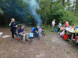 BBQ in the woods