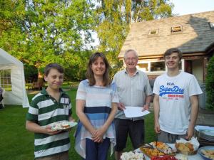 Fellowship BBQ evening at the Walkers, Bollington Lane,Nether Alderley