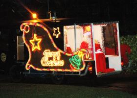 Santa on his Sledge Last Year