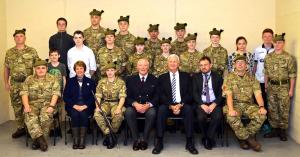 Rotary attends Army Cadet Presentation