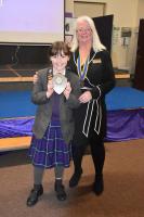 one of the 2023 finalists with the
 president of Teignmouth Rotary