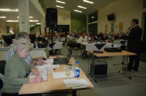 Teams from various businesses and organisations taking  part, pitting their wits over ten rounds of varied questions
