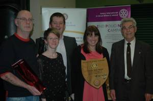 The picture shows Sea Jacks with their Trophy.