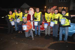 Father Christmas visits our local streets