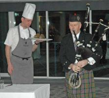 Piping in the Haggis