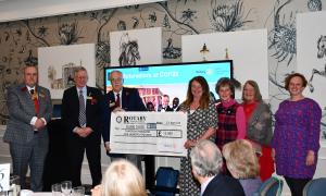 Rotary Club of Windsor St George had the privilege of presenting a cheque to Guide Dogs!