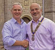 A night to remember as outgoing President Chris Shannon handed over the Presidency to Nick Abell