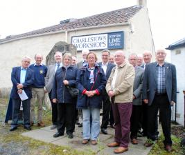 Members meet Roz at the Scottish Lime Centre