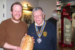 Dand and President Hugh together with the 'Britains Best Load' award.