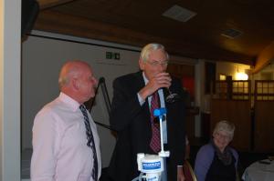 David Liddiate drinks Ken's concoction