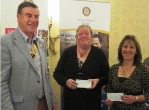 President David Hopkins, Cath Sterndale (Night Stop), Denise Wedge (Bright Opportunities)