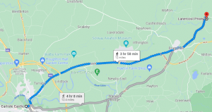 Day 2 Carlisle to Lanercost Priory -14 miles
