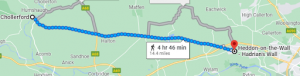 Day 5, Saturday 14th May, Chollerford to Heddon on the Wall - 15.5 miles