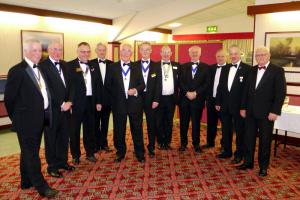 Some of the members of the Rotary Club of Carlisle who supported the Movember campaign by raising some £4,000 to increase awareness of Prostate Cancer, support those living with cancer and fund research into Prostate and Testicular cancer