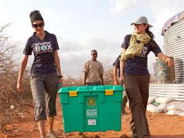 Delivering a ShelterBox