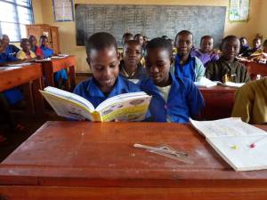 The dictionaries are well received by the children.