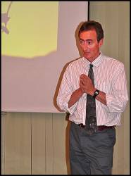 Duncan McNiven giving his presentation