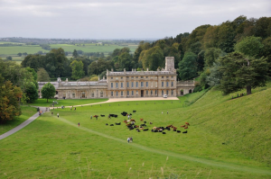 The house at Dyrham Park.