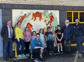 “Messy Art” Project Funded By Brit Valley Rotary