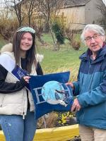 Presentation to Eyemouth Herring Queen, Abby Pringle