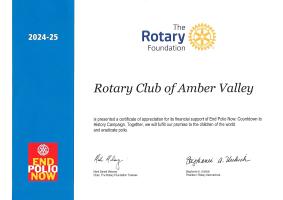 Our support to End Polio Now