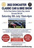 Doncaster Classic Car and Bike Show Sat. 9th July 2022