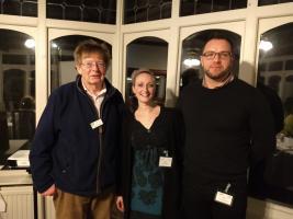Anthony Pugh with Becky and Phil Morgan