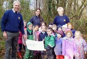 Loddiswell Primary School cheque presentaion