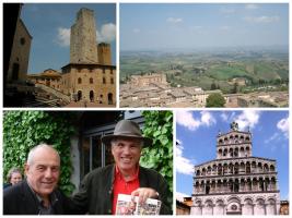 We visited the Piazza del Campo, Plazzo Civico, the Duomo and Fortessa Medicea as well as enjoying a wine tasting and the company of our Rotarian friends from Siena.