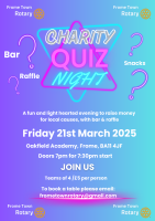 charity quiz night flyer
