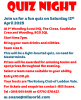 Fun Quiz Night Poster