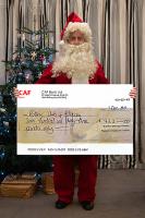 Santa And the cheque