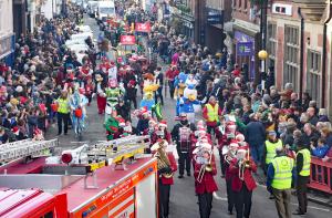 1st Winter feature in Oswestry organised by Borderland Rotary