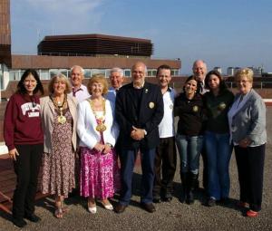 Members of the Brazilian GSE Team with the Mayor and Mayoress of Sunderland and their hosts.